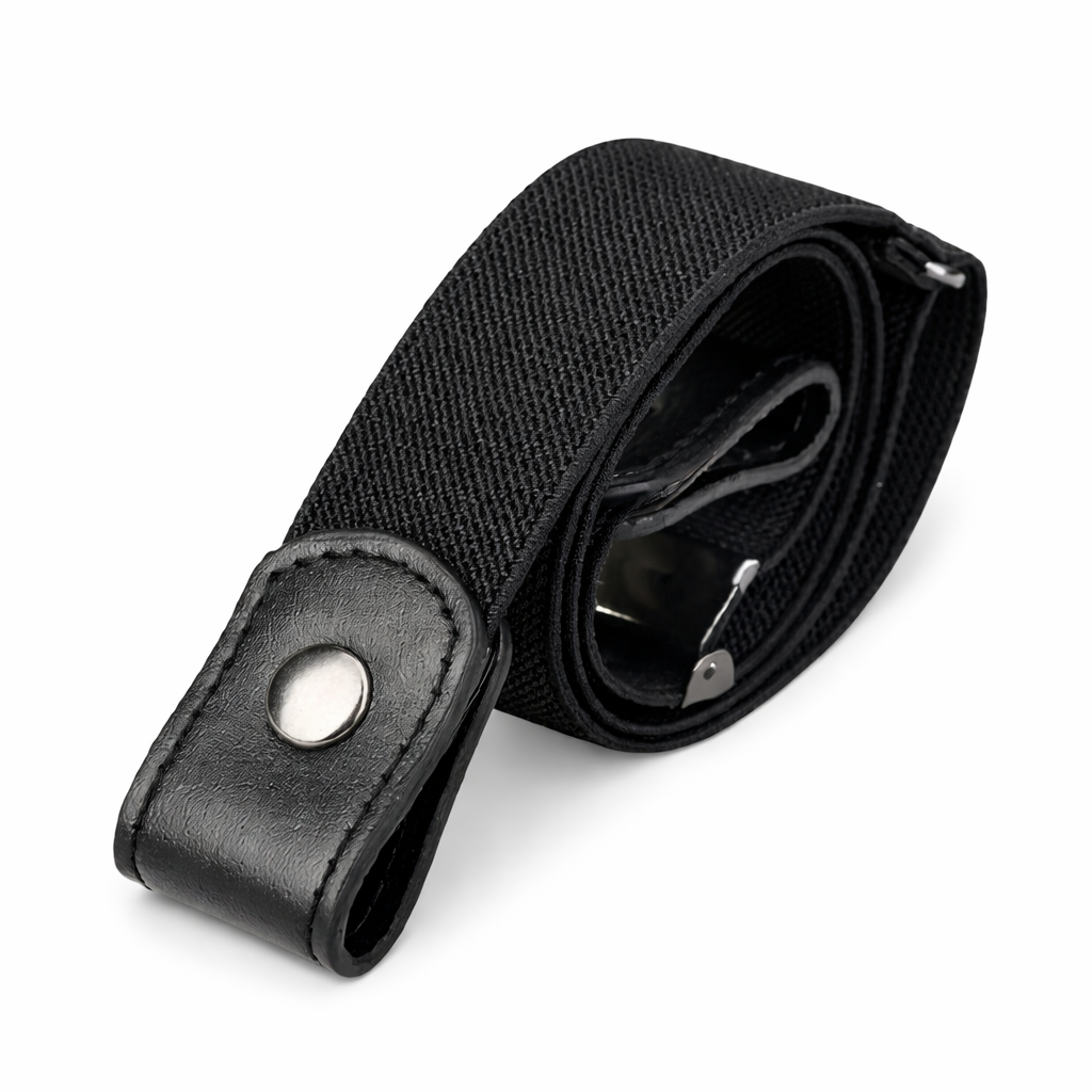 Lazy Invisible Women’s Stretch Belt, Seamless Elasticated Non-Punch Waist Belt for Jeans and Trousers, Adjustable Comfortable Waist Band, Hidden Design for Daily Wear, Casual and Office Outfits