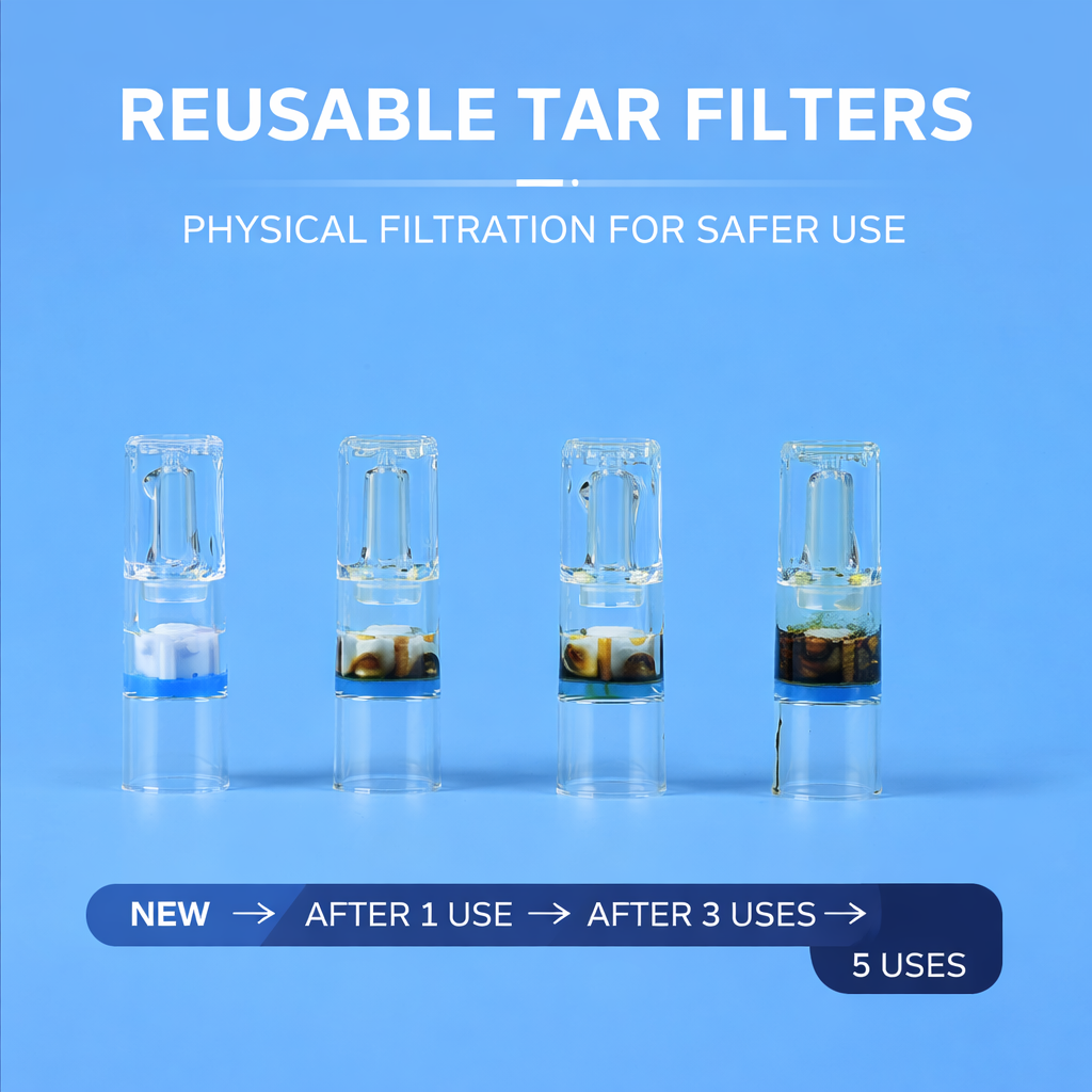 100 Pieces Disposable Cigarette Holder Healthy Disposable Smoking Filter Pipe Tobacco Cigarettes Reduce Tar Filter Holders Reusable Cigarette Tar Filter Holder Clear Smoke Filter 100PCS Pack