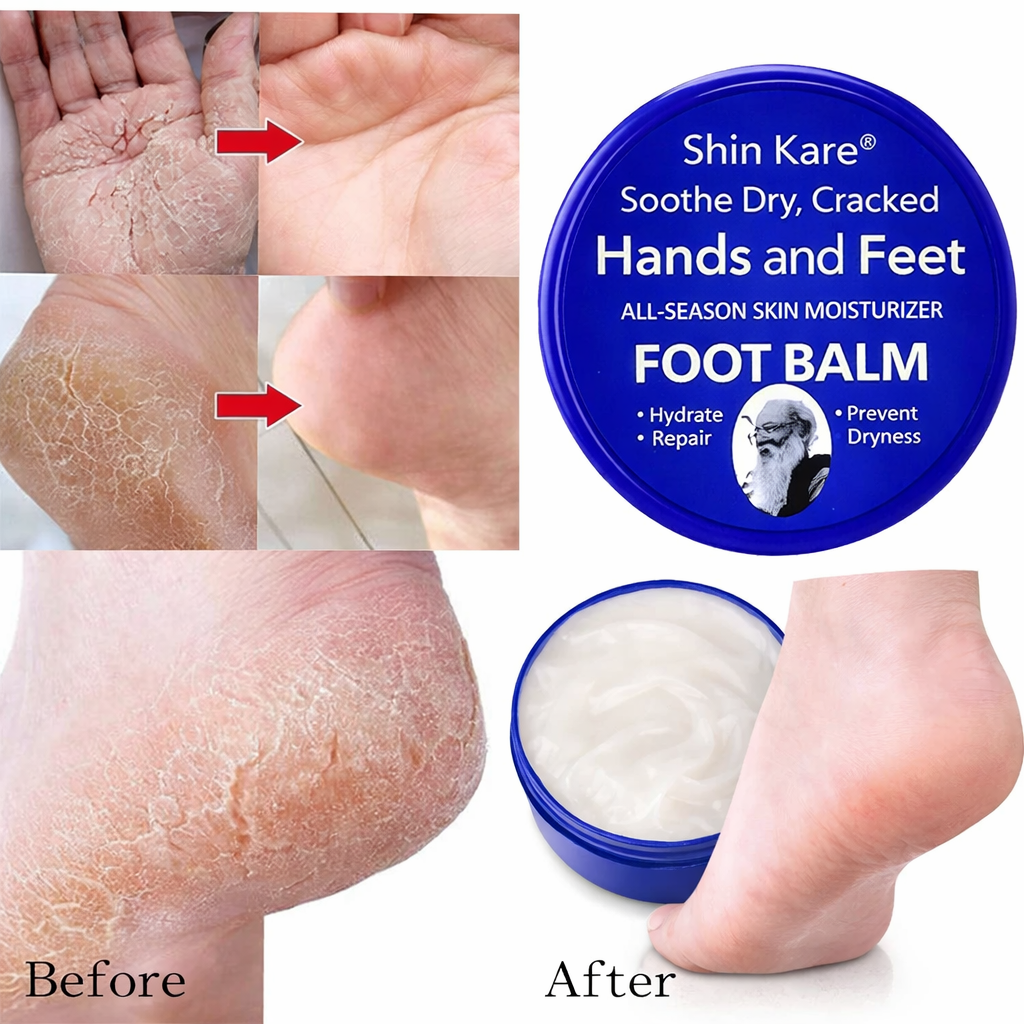 85g Anti-Crack Foot Cream for Heel Repair and Dry Skin Relief, Deep Moisturizing Foot Mask for Cracked Heels, Callus and Dead Skin Removal, Hand and Foot Care Cream for Soft, Smooth Skin