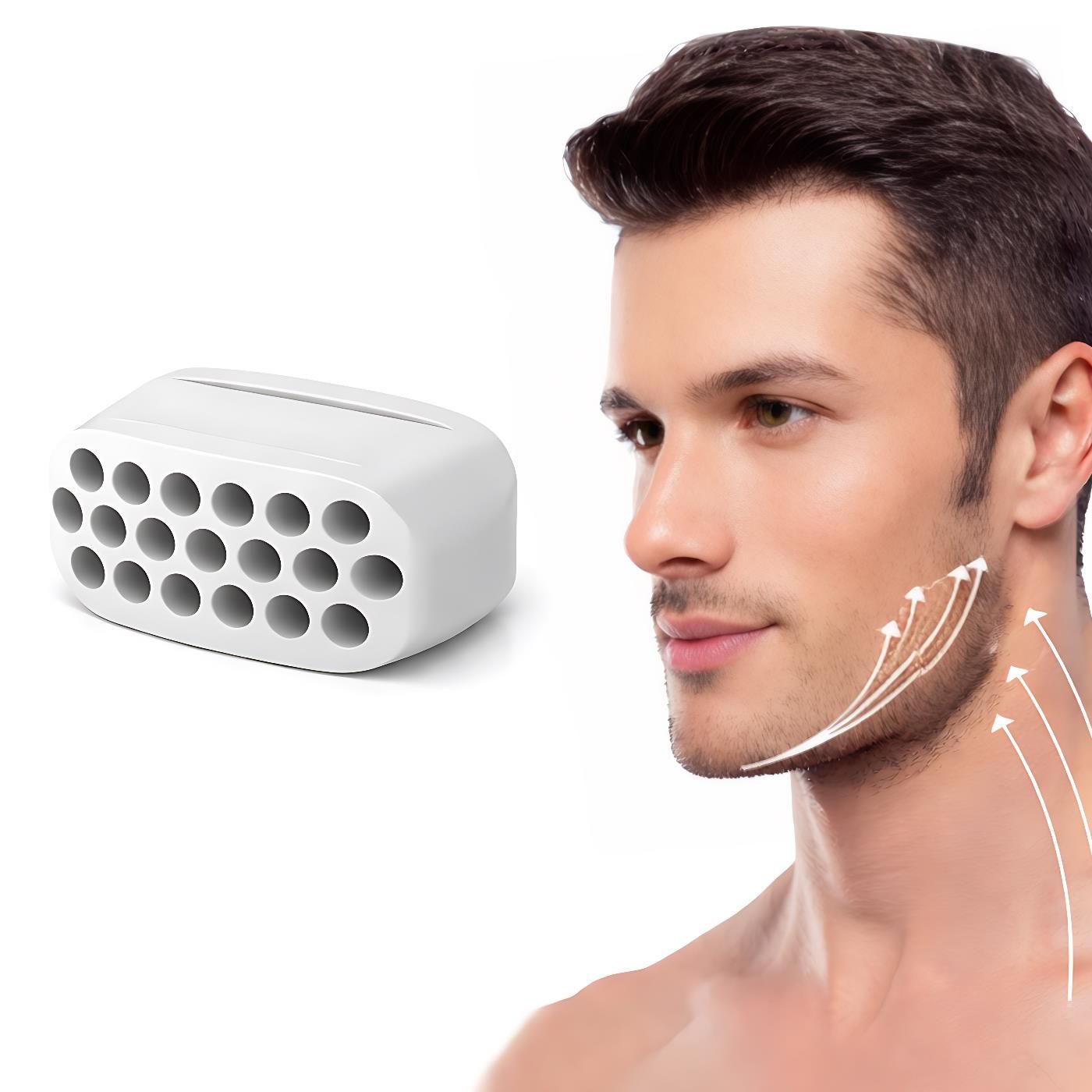 1-Piece Jaw Exerciser Set for Men and Women, Facial Muscle Trainer Designed to Strengthen Jaw, Tone Cheeks, and Enhance Jawline Definition - Compact, Safe, and Easy-to-Use Jawline Shaper for Daily Fit