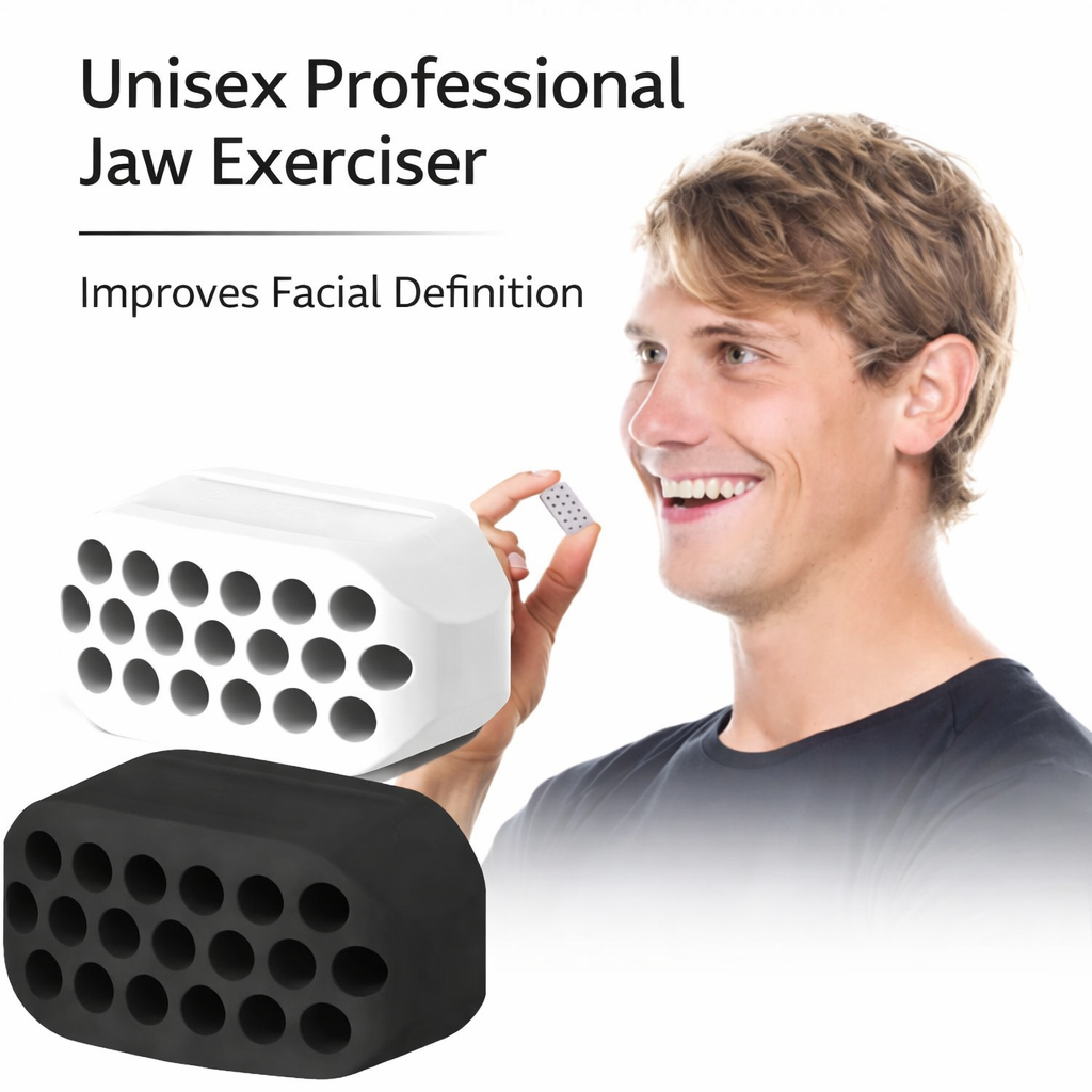 1-Piece Jaw Exerciser Set for Men and Women, Facial Muscle Trainer Designed to Strengthen Jaw, Tone Cheeks, and Enhance Jawline Definition - Compact, Safe, and Easy-to-Use Jawline Shaper for Daily Fit