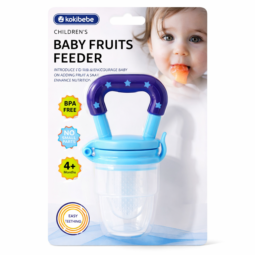 Baby Fruit Pacifier Baby Feeder – Fresh Food Nibbler & Teething Feeder for Toddlers, BPA-Free, Easy Feeding Baby Pacifier
