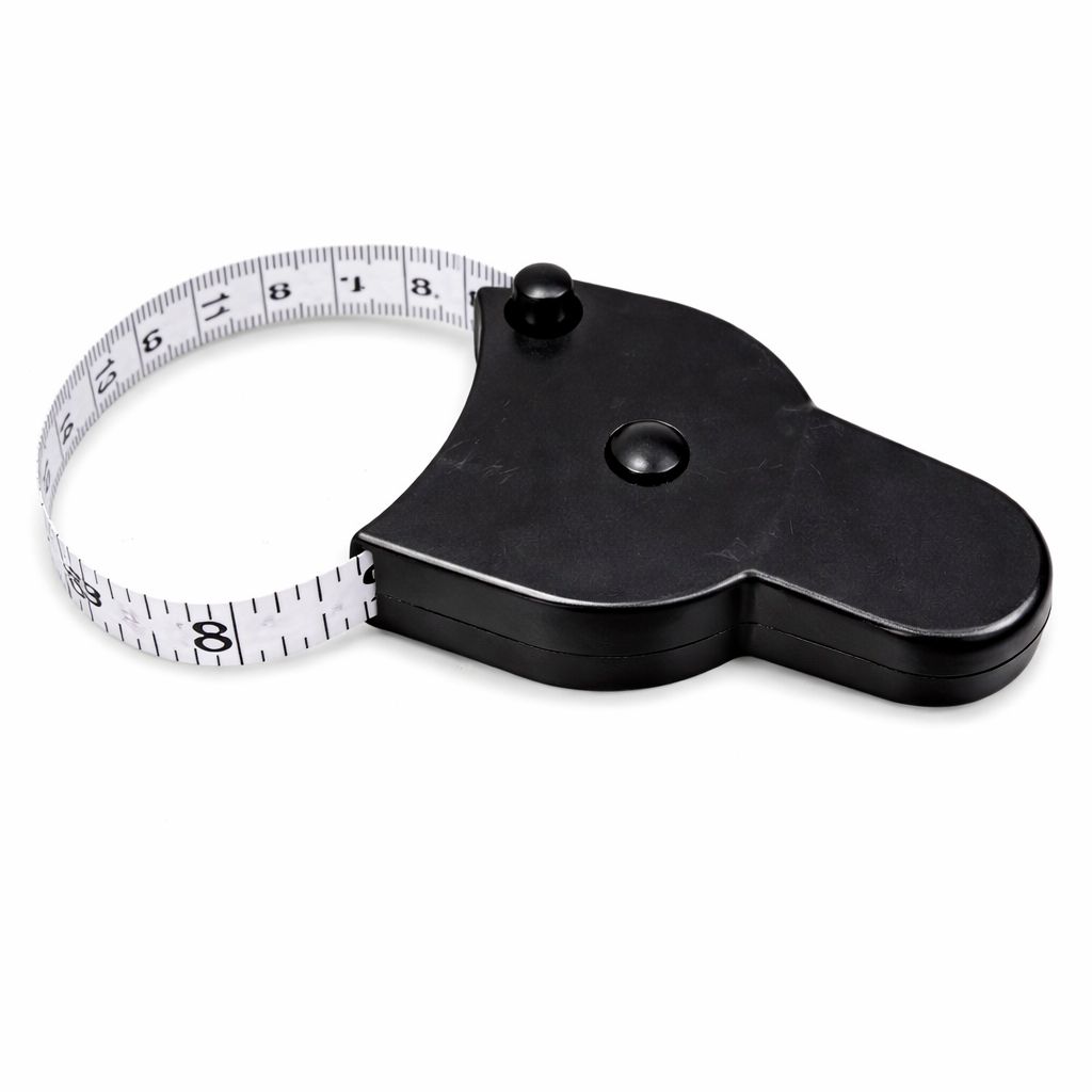 Automatic Waist Tape Measure with Auto-Retract Function - High-Precision Body Measuring Tool for Fitness, Weight Loss Tracking, Tailoring, Gym Progress, and Home Use - Simple One-Button Operation
