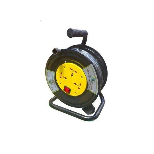 Powermate 25M,2.5MM Heavy Duty Cable Reel, Extension Cables, Industrial Cable Cord Reel, Winding Handle Reels,Over Heating Protection