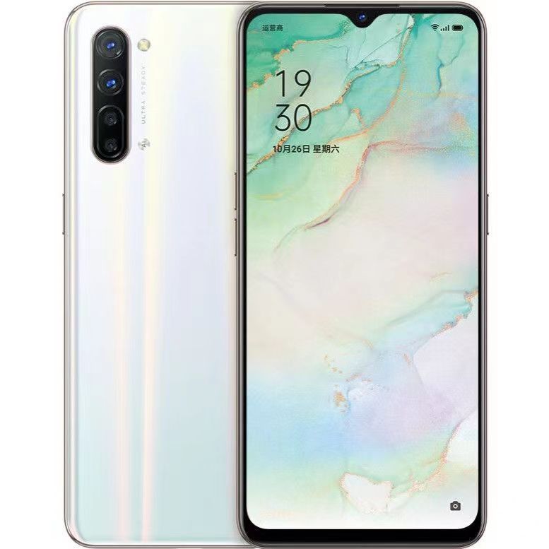 Refurbished OPPO Reno3 5g Smartphone 6.4 inch  4025mAh Rear Camera 64MP Front camera32MP Dual SIM 8GB+128GB face recognition