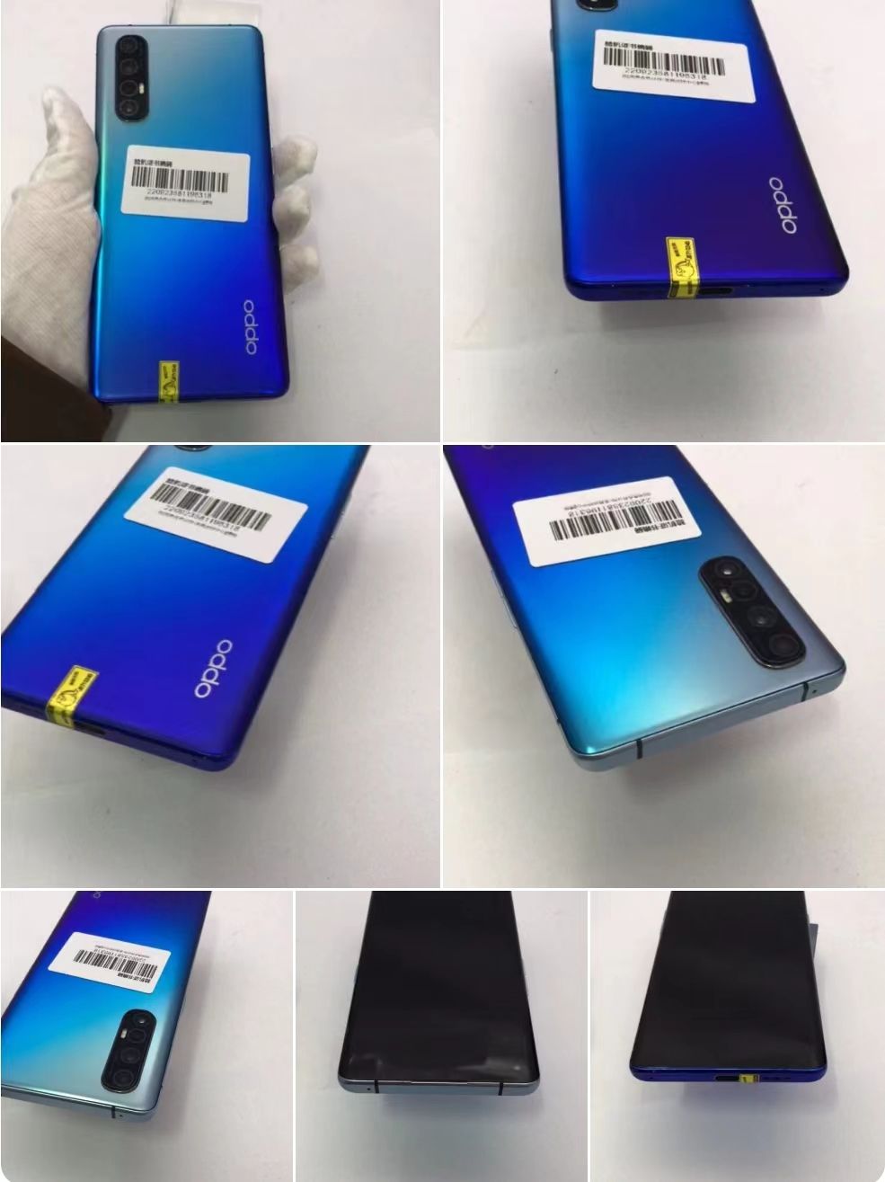 Refurbished OPPO Reno3 5g Smartphone 6.4 inch  4025mAh Rear Camera 64MP Front camera32MP Dual SIM 8GB+128GB face recognition