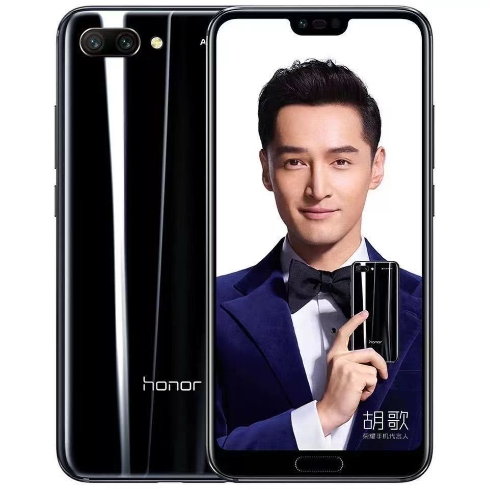Refurbished Honor 10 5.84" 6GB+128GB 24MP+24MP 3400mAh 4G/LTE HiSilicon Kirin 970 Octa Core Processor Dual SIM Dual Standby  No Fingerprint