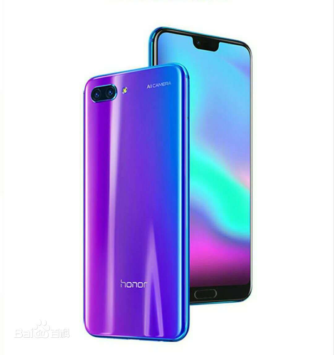 Refurbished Honor 10 5.84" 6GB+128GB 24MP+24MP 3400mAh 4G/LTE HiSilicon Kirin 970 Octa Core Processor Dual SIM Dual Standby  No Fingerprint