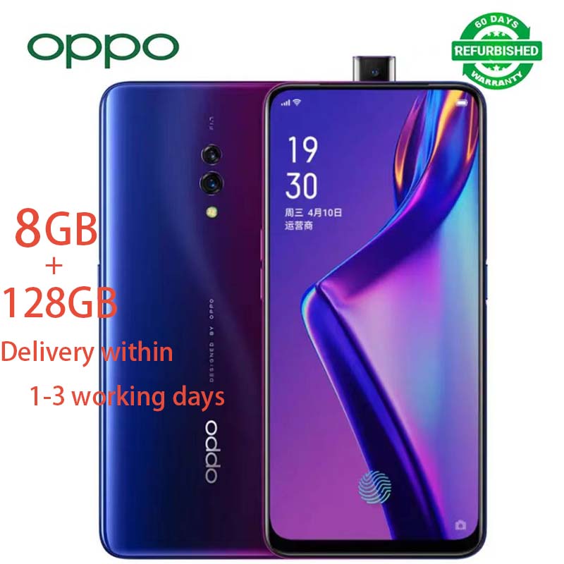 Refurbished OPPO K3 Smartphone 6.5 Inch 3765mAh Face ID RAM: 6GB/8GB ROM: 64/128/256 16MP 3765mAh 2G 3G 4G Lift Lens Dual SIM Card No Fingerprint