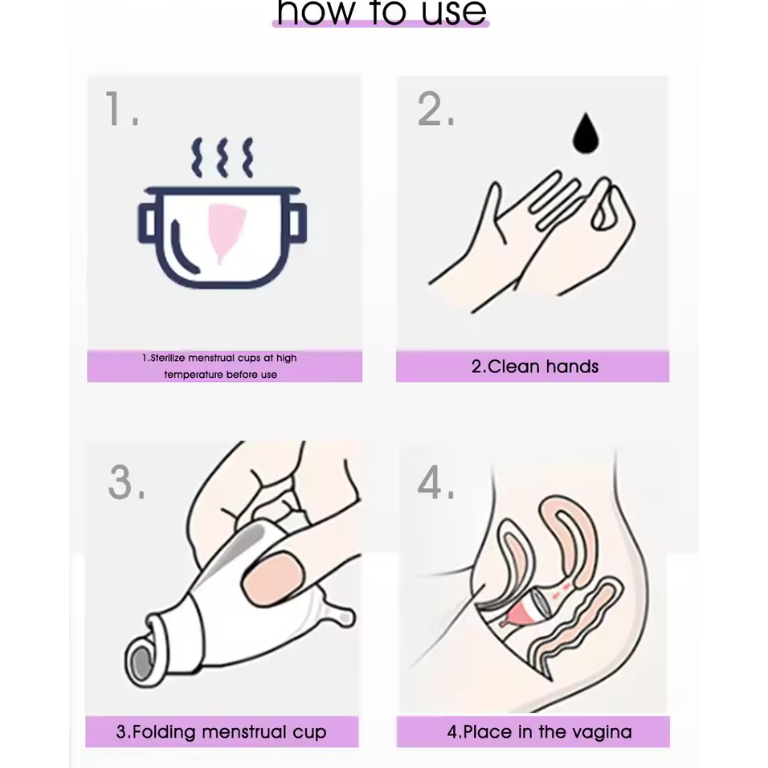 Menstrual Cup Menstruation Copa Mestrual Certificada Tampons Period Medical Silicone Vagina Cups Silicon Certified Menstrual Cup
