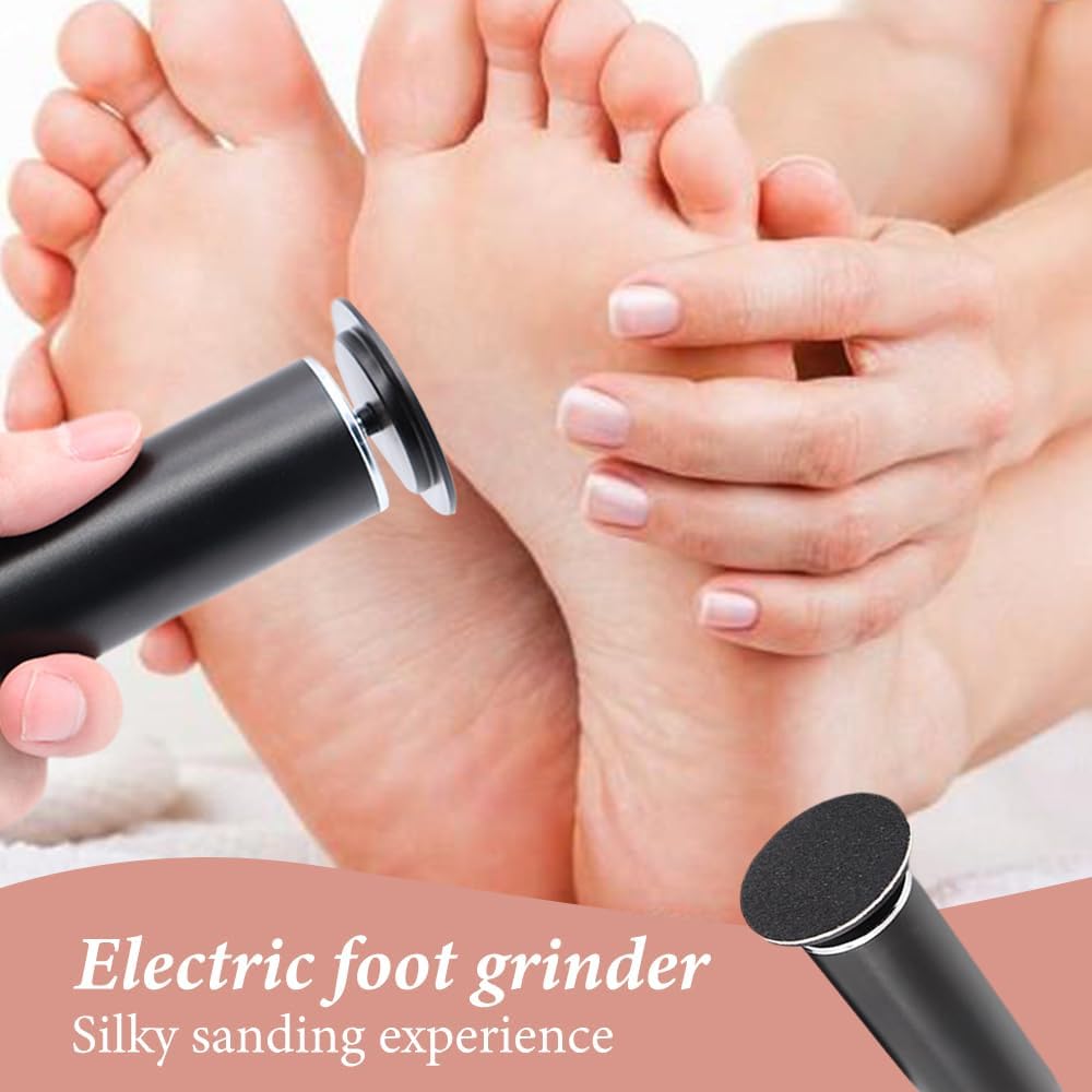 Dermave Electric Foot Callus Remover,2025 New Pedicure Tool for Dead Skin Removal,Pain-Free Foot File Callus Remover for Feet,360 Rotation Electric Foot Filer