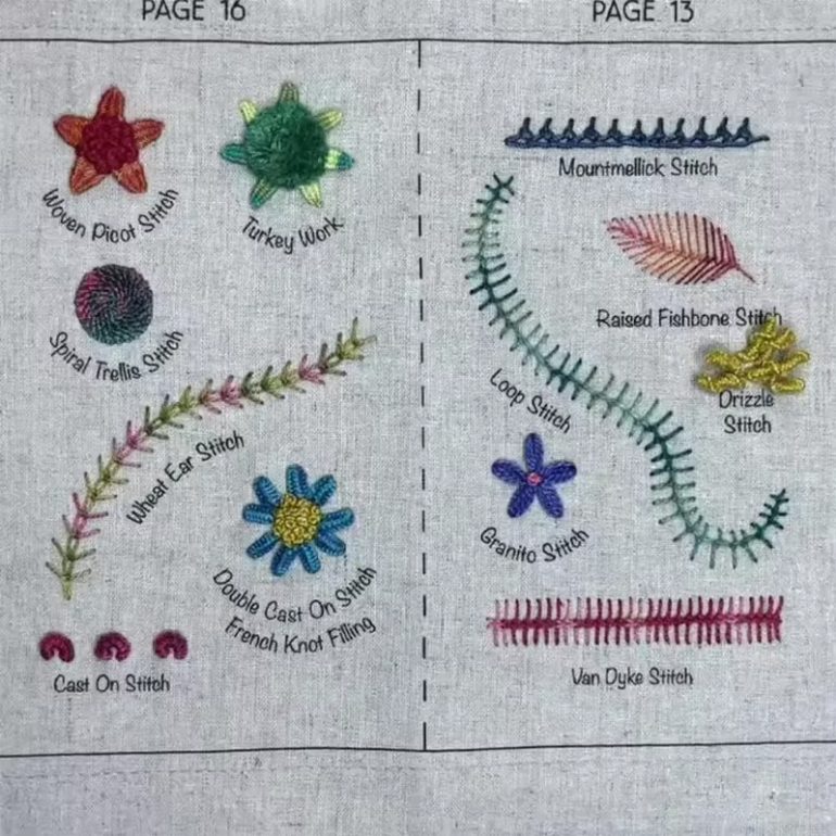 DIY Stitch Book Sewing Book A Comprehensive Guide To Sewing Embroidery Kit Diy Embroidery Stitch Book Embroidery Sewing Books