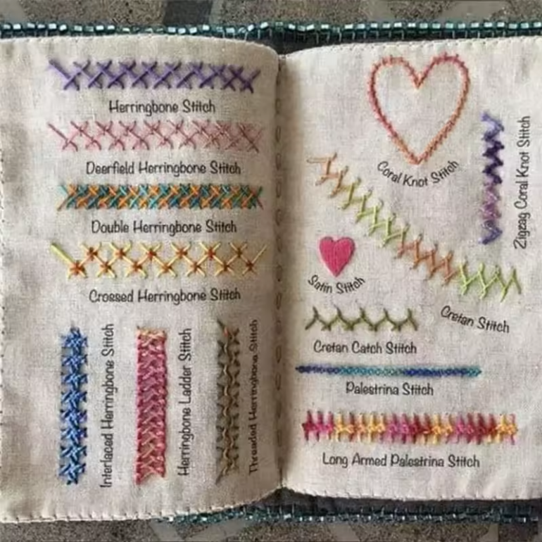 DIY Stitch Book Sewing Book A Comprehensive Guide To Sewing Embroidery Kit Diy Embroidery Stitch Book Embroidery Sewing Books