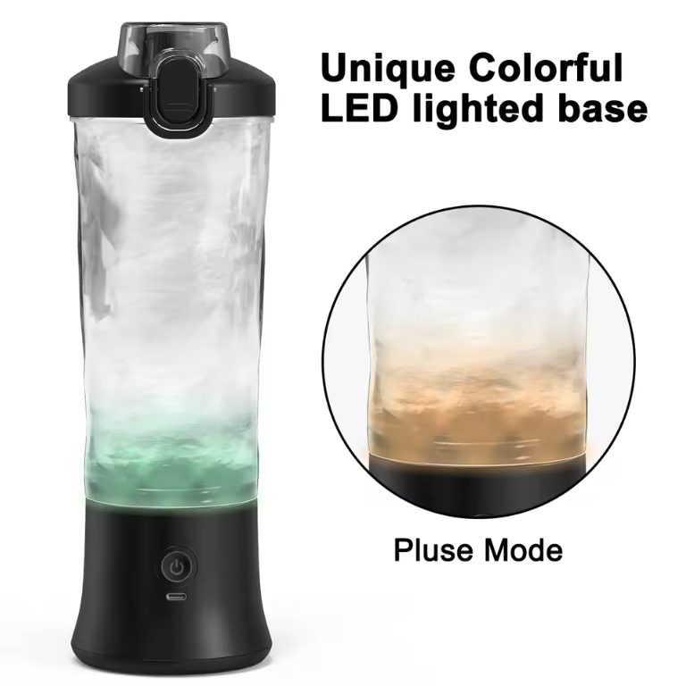 Portable Blender, Cordless, 18oz. Vessel, Personal Blender-for Shakes & Smoothies, BPA Free, Leakproof-Lid USB-C Rechargeable