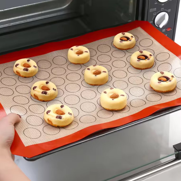 Macaron Non-Stick Silicone Baking Mat Cookie Pad Rolling Dough Mats Baking Gadget Oven Sheet Cake Bakeware Pastry Kitchen Tools