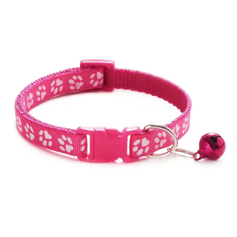 5pcs Collars for Cat Collar With Bell Adjustable Necklace Cat Puppy Kitten Collar Dropshipping Pet Cats Collar
