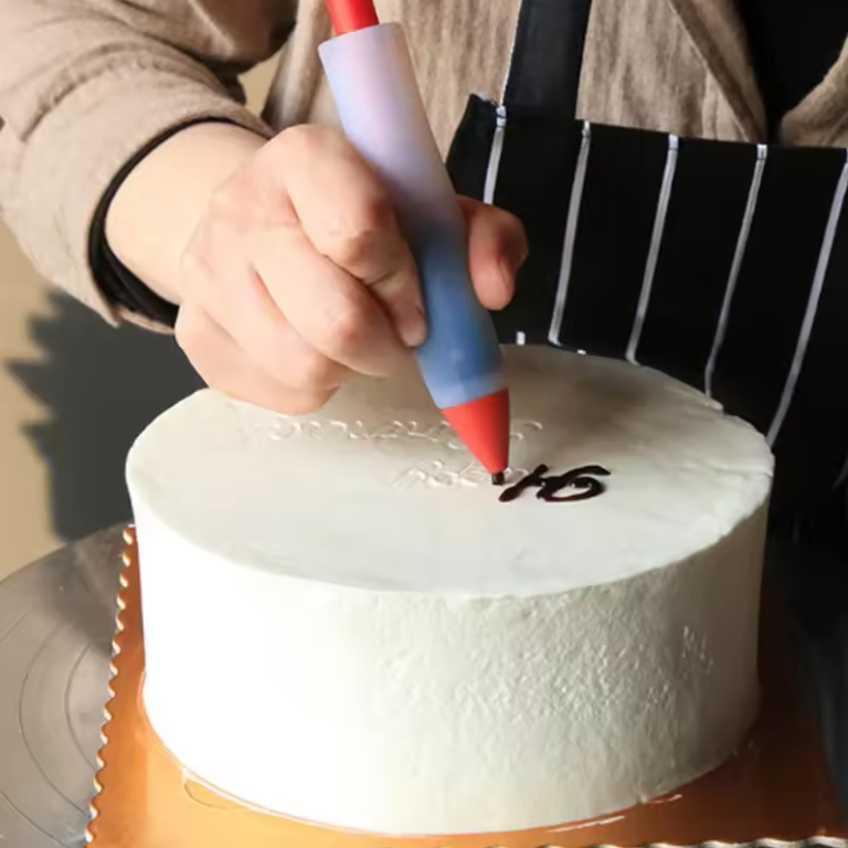 2pcs Silicone Food Writing Pen Chocolate Decorating Tools Cake Mold , Cookie Icing Piping Pastry Nozzles Baking Tools for Cakes