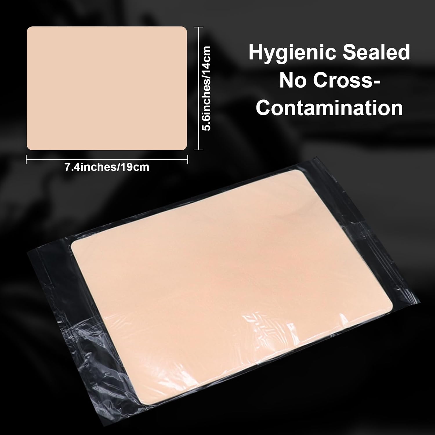 Blank Tattoo Practice Skins - Autdor 10Pcs Tattoo Skin Practice Double Sides 8x6" Fake Skin Tattooing and Microblading Eyebrow Practice Skin for Tattoo Supplies,Beginners and Experienced Artists
