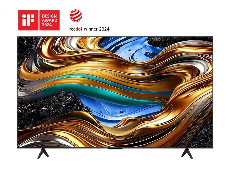 TCL 65P755 65" Inch 4K UHD Google TV With AiPQ Processor, 120Hz Game Accelerator, Dolby Vision·Atmos, HDR10+ & Game Master 2024 Model.