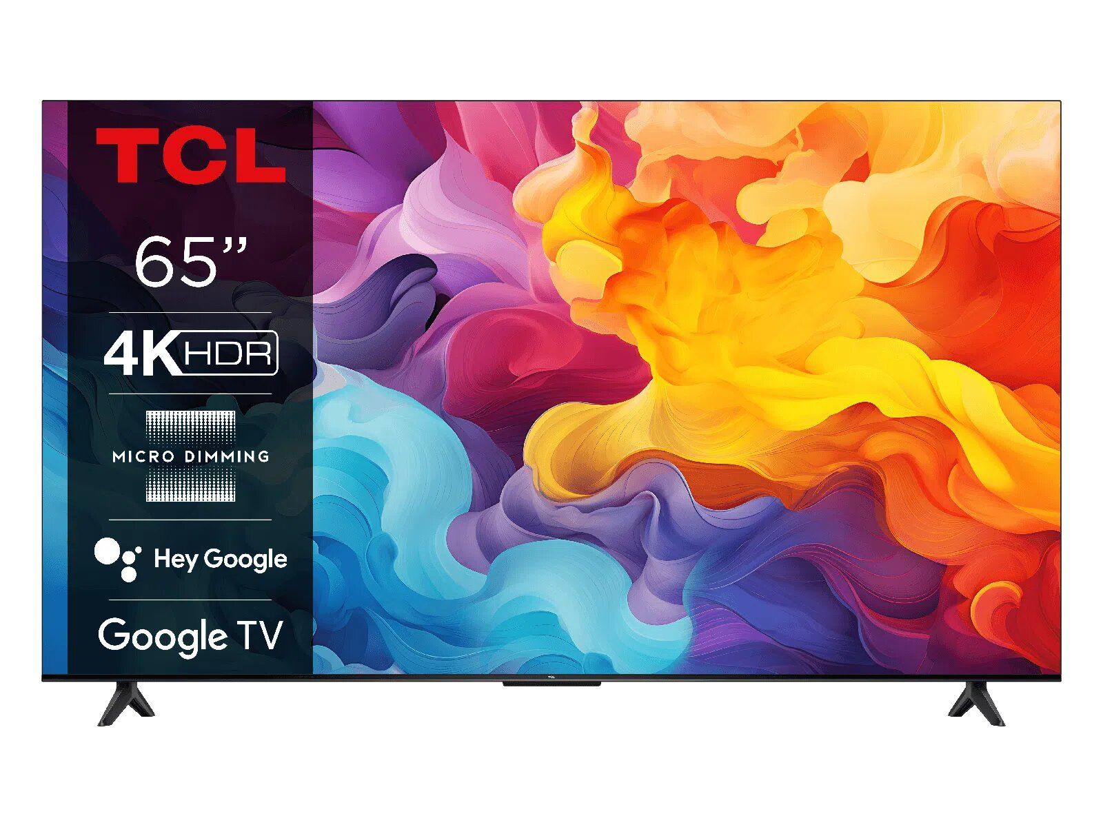 TCL 65V6B 65" inch UHD 4K with Micro Dimming, Dynamic Colour Enhancement, Game Master 2.0 & HDR10 Google TV