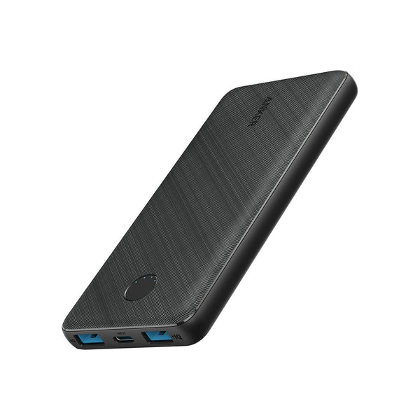 Anker PowerCore III 10K with 10,000mAh, Slim Fit for Palm and Pocket, Faster Charging, USB-C Recharging & Slim Size - Black