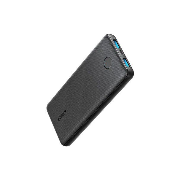 Anker PowerCore III 10K with 10,000mAh, Slim Fit for Palm and Pocket, Faster Charging, USB-C Recharging & Slim Size - Black