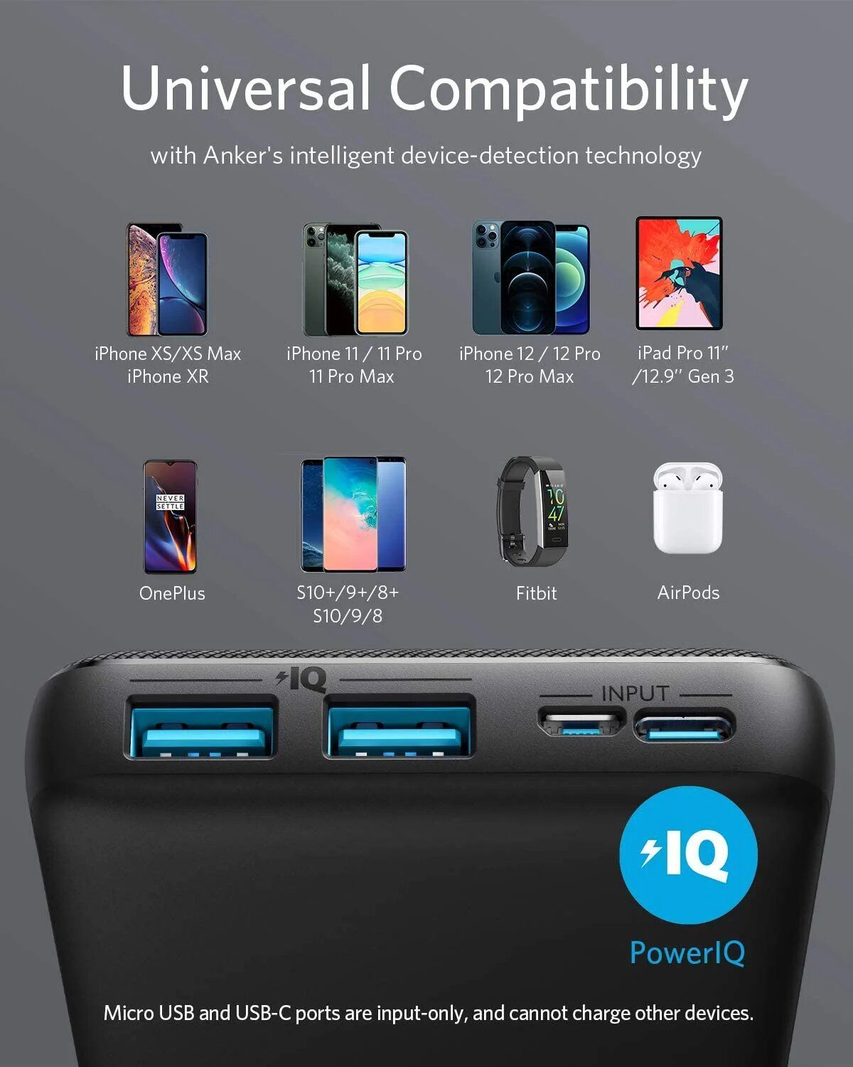 Anker PowerCore Essential 20000 PD (18W) Power Bank, USB C Power Bank, High Cell Capacity Portable Charger Battery Pack - Black