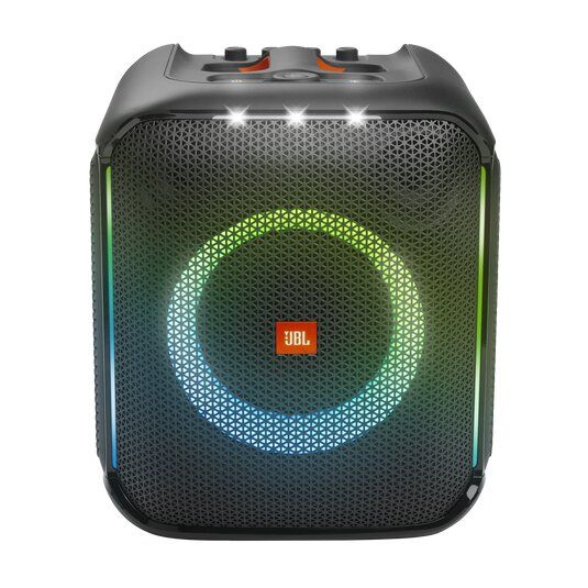 JBL PartyBox Encore With Digital Wireless Mic - Portable Party Speaker With Splashproof, Rechargable battery & 100watts Output - Black