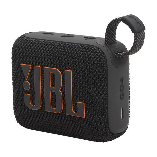 JBL Go 4 Ultra-Portable Bluetooth Speaker With Up To 7 Hours Of Playtime On A Single Charge, Multi-speaker Connections, Waterproof And Dustproof - Black