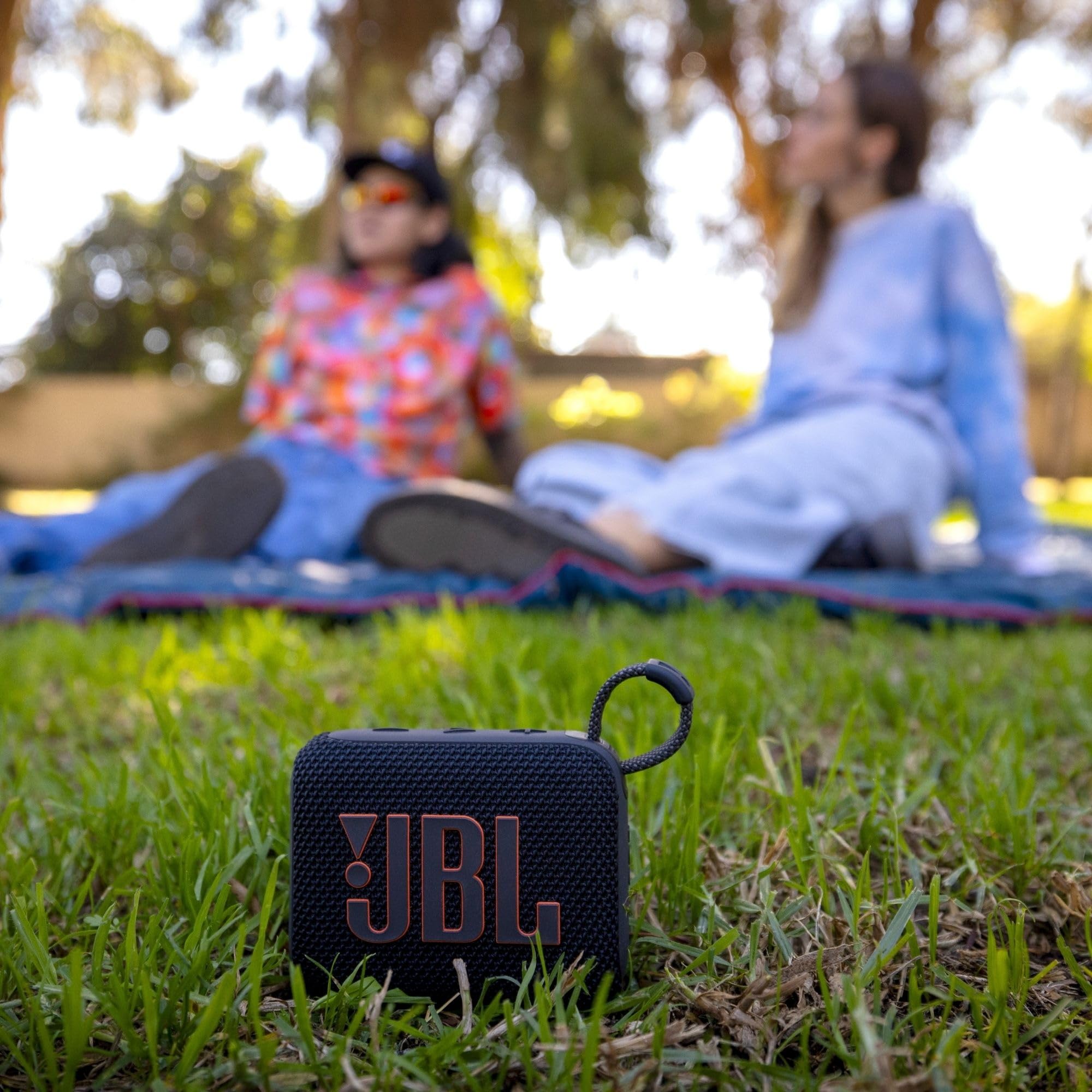 JBL Go 4 Ultra-Portable Bluetooth Speaker With Up To 7 Hours Of Playtime On A Single Charge, Multi-speaker Connections, Waterproof And Dustproof - Black