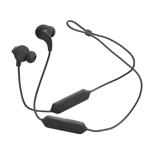 JBL Endurance Run 2 Waterproof Wireless In-Ear Headphones with up to 10 hours of Wireless Playback, Magnetic buds, Pure Bass Sound & Hands-free Calls - Black