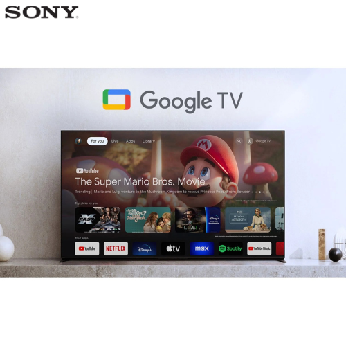 Sony 55S30 55-Inch 4K Ultra HD BRAVIA 3 LED Smart TV with Google TV, LED Flat Screen, Dolby Vision HDR, Dolby Atmos and Exclusive PS5 Features - Black