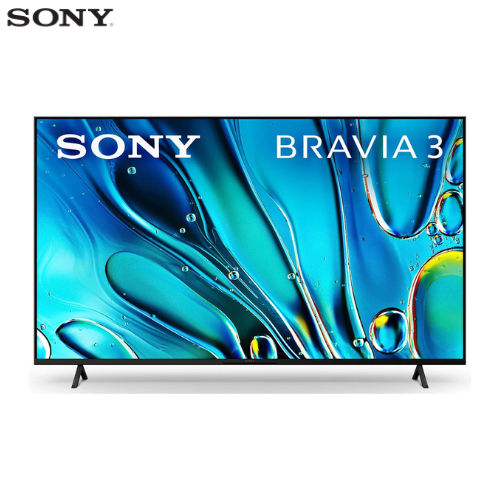 Sony 55S30 55-Inch 4K Ultra HD BRAVIA 3 LED Smart TV with Google TV, LED Flat Screen, Dolby Vision HDR, Dolby Atmos and Exclusive PS5 Features - Black