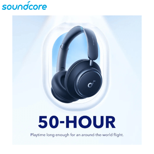 Anker Soundcore Space Q45 Adaptive Noise Cancelling Headphones with Reduce Noise by Up to 98%, 50H Playtime, App Control, LDAC Hi-Res Wireless Audio, Comfortable Fit, Clear Calls and Bluetooth 5.3