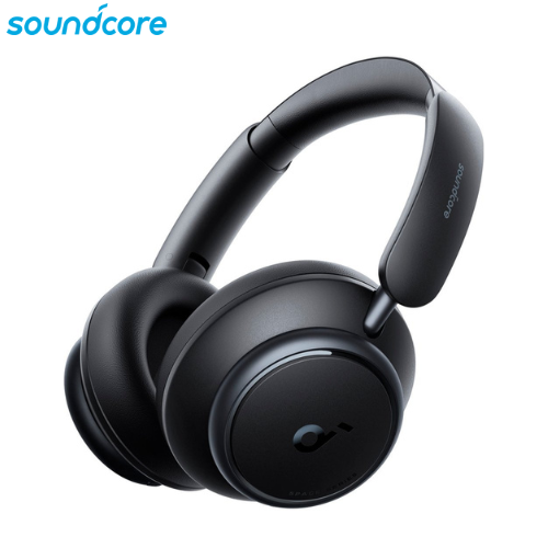 Anker Soundcore Space Q45 Adaptive Noise Cancelling Headphones with Reduce Noise by Up to 98%, 50H Playtime, App Control, LDAC Hi-Res Wireless Audio, Comfortable Fit, Clear Calls and Bluetooth 5.3