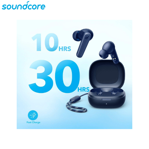 Anker Soundcore R50i True Wireless Earbuds with 30 Hours Playtime, Bluetooth 5.3, Water-Resistant, 2 Mics for AI Clear Calls, 22 Preset EQs, Customization via App & Powerful Sound