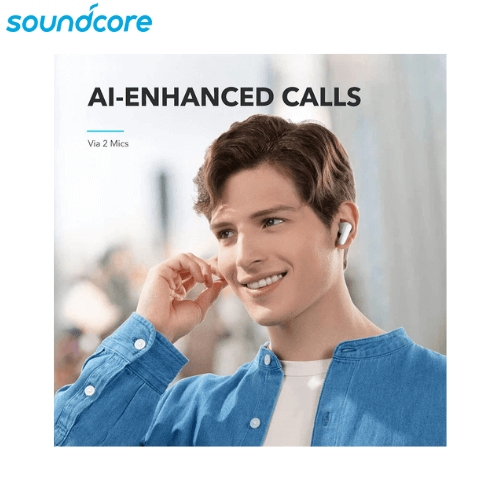Anker Soundcore R50i True Wireless Earbuds with 30 Hours Playtime, Bluetooth 5.3, Water-Resistant, 2 Mics for AI Clear Calls, 22 Preset EQs, Customization via App & Powerful Sound