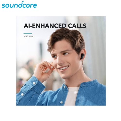 Anker Soundcore R50i True Wireless Earbuds with 30 Hours Playtime, Bluetooth 5.3, Water-Resistant, 2 Mics for AI Clear Calls, 22 Preset EQs, Customization via App & Powerful Sound