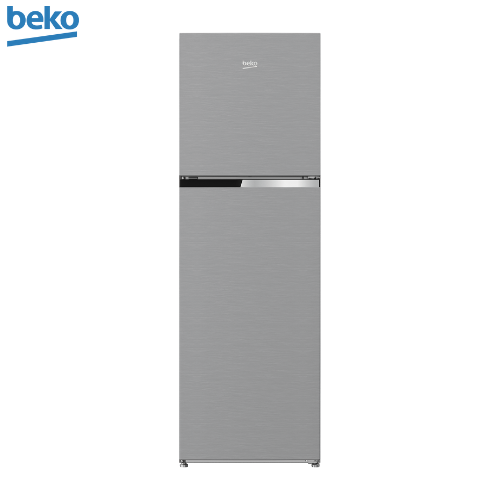 Beko RDNT271I50S 271L Top Mount Freezer Fridge with Active Odour Filter, High-durability glass shelves and No-Frost Cooling System Refrigerator - Silver
