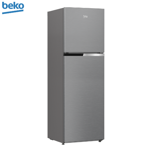Beko RDNT271I50S 271L Top Mount Freezer Fridge with Active Odour Filter, High-durability glass shelves and No-Frost Cooling System Refrigerator - Silver
