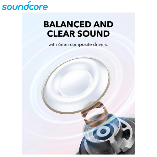 Anker Soundcore A30i Wireless Earbuds with Smart Noise Cancelling Earbuds, Lipstick-Shaped Stylish Design, Tiny, Lightweight Comfort, Clear Sound, IP54 and Bluetooth 5.4