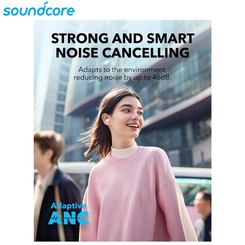 Anker Soundcore A30i Wireless Earbuds with Smart Noise Cancelling Earbuds, Lipstick-Shaped Stylish Design, Tiny, Lightweight Comfort, Clear Sound, IP54 and Bluetooth 5.4