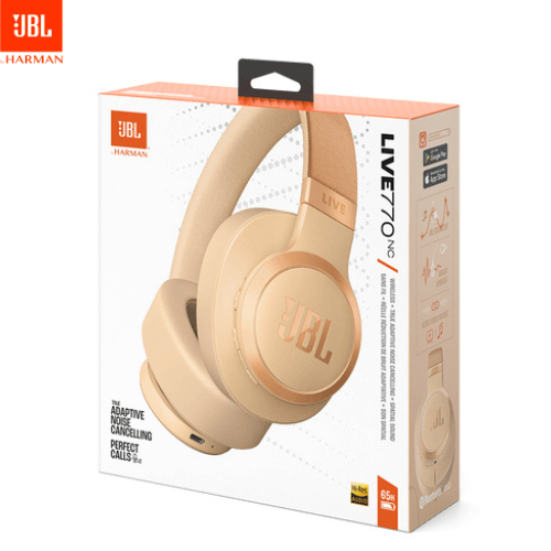 JBL LIVE 770NC Wireless Over-Ear Headphone With True Adaptive Noise Cancelling, Comfort-fit Fabric Headband & Carrying Pouch