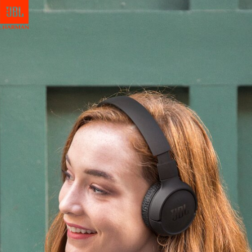 JBL Tune 510BT - Bluetooth headphones with up to 40 hours battery, microphone for call, foldable and comfortable, Android and iOs compatible