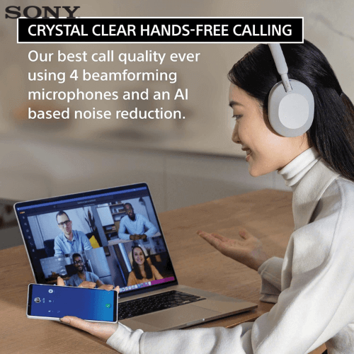 Sony WH-1000XM5 Premium Noise Canceling Headphones with Auto NC Optimizer, 30-Hour Battery, Alexa Voice Control, lightweight design and soft fit leather