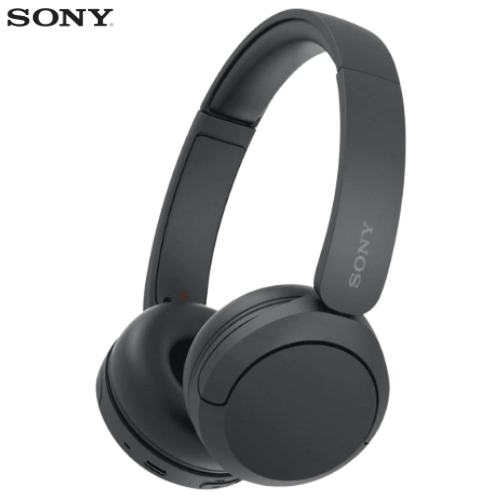 Sony WH-CH520 Wireless Headphones Bluetooth On-Ear Headset with Microphone with Up to 50-hour battery life and quick charging