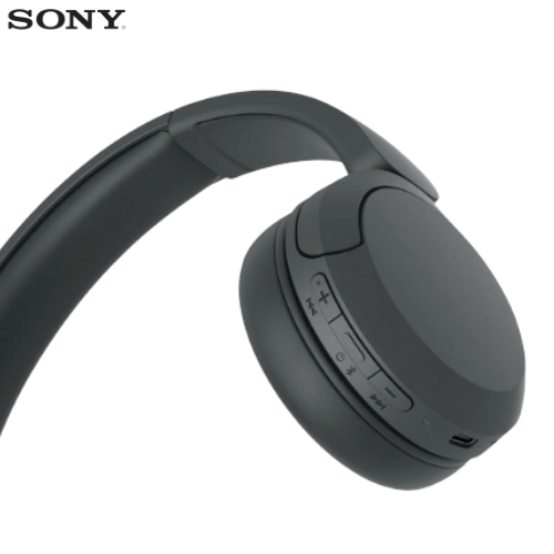 Sony WH-CH520 Wireless Headphones Bluetooth On-Ear Headset with Microphone with Up to 50-hour battery life and quick charging