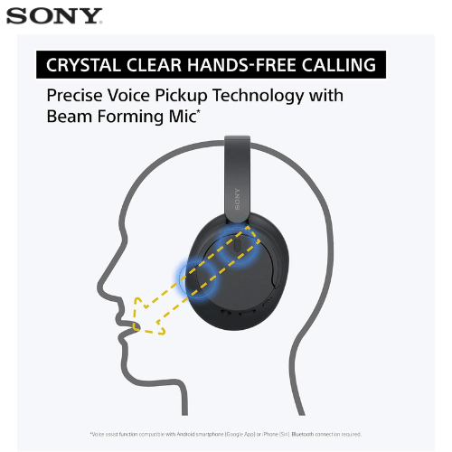 Sony WH-CH720N Noise Canceling Wireless Headphones Bluetooth Over The Ear Headset with Microphone and Alexa Built-in, Adjustable Ambient Sound mode, Clear hands-free calling and Adaptive Sound Control