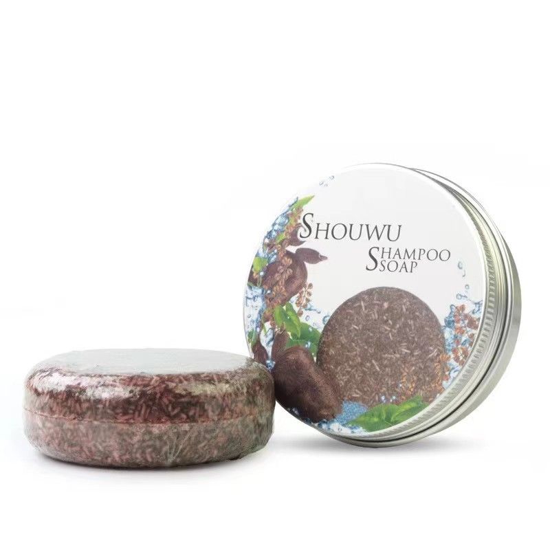 Grey Reverse Shampoo Bar Polygonum Multiflorum Essence Hair Darkening Shampoo Anti White Hair Soap