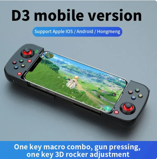 1PC Wireless BT 5.0 Stretchable Game Controller For Mobile Phone Android IOS Gamepad Joystick Eat Chicken Gamepad for PS4 Switch PC